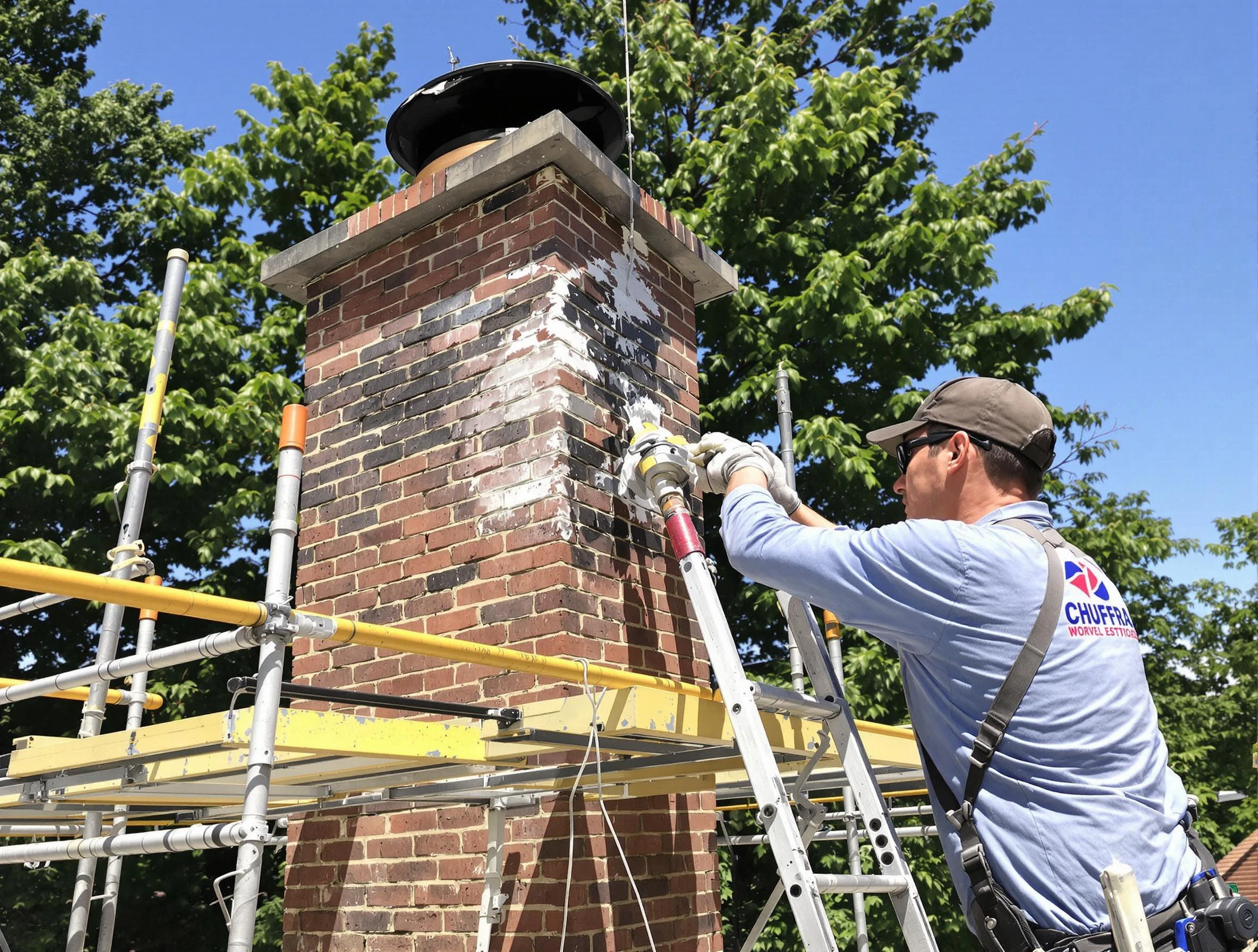 Structural chimney repair by Monessen Chimney Sweep in Monessen, PA